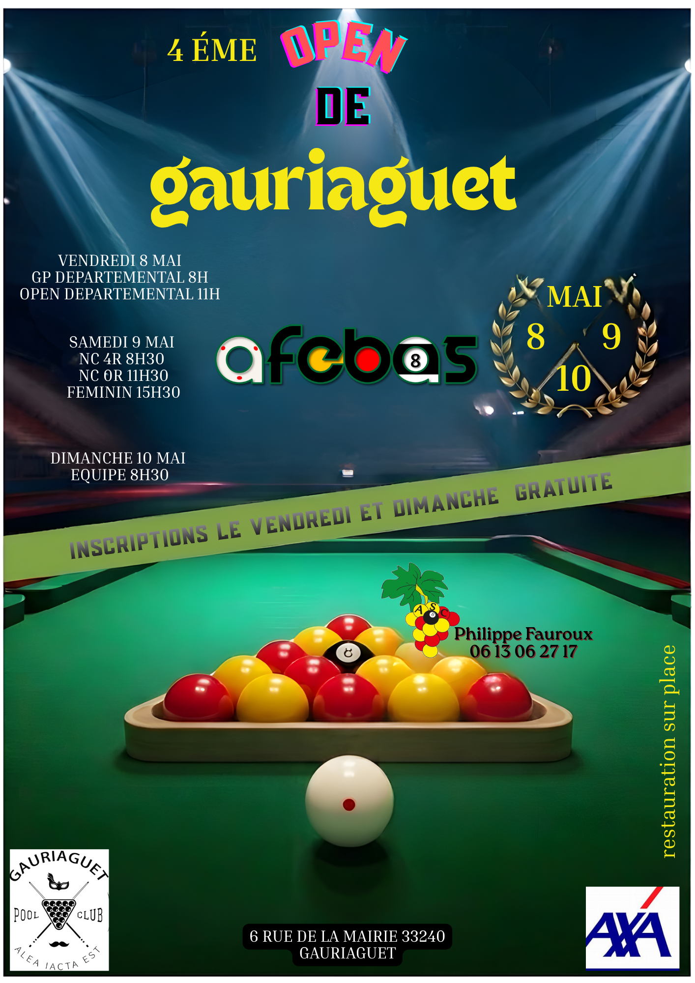 Affiche tournoi