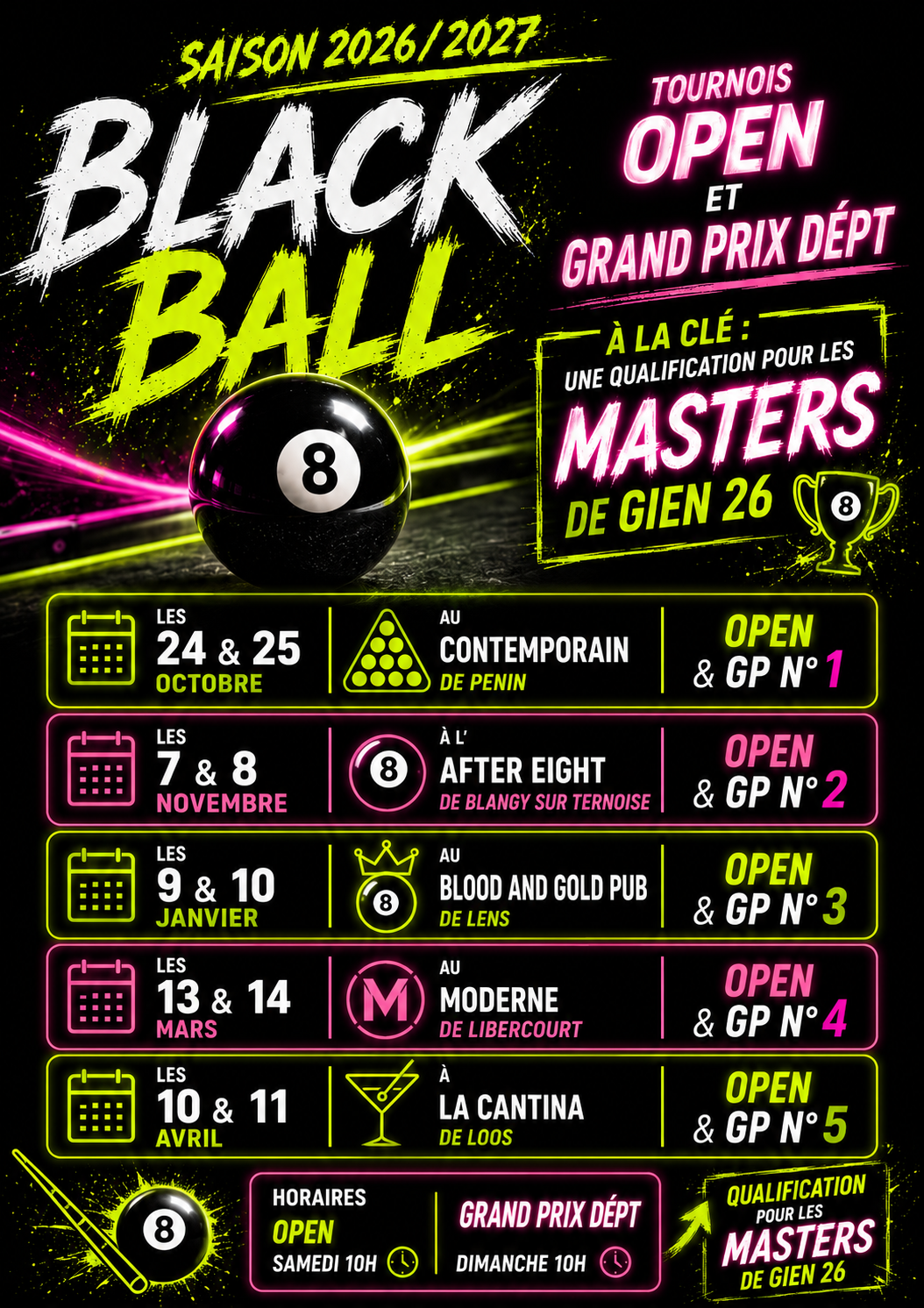 Affiche tournoi